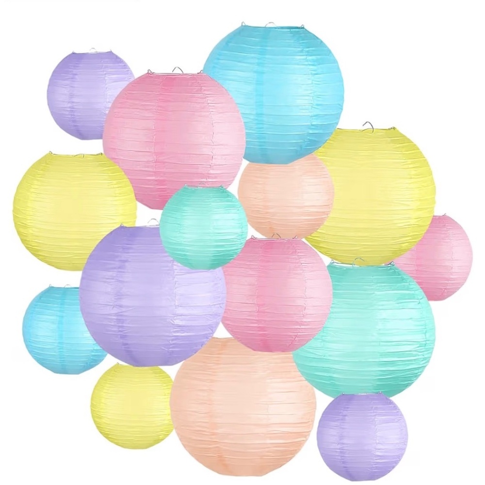 Pastel Paper lanterns